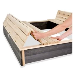 EXIT TOYS EXIT Aksent Houten Zandbak 136x132cm -Buitenspeelgoed 1080819f