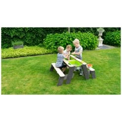 EXIT TOYS EXIT Aksent Zand-, Water- En Picknicktafel (2 Bankjes) -Buitenspeelgoed 1080822h