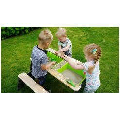 EXIT TOYS EXIT Aksent Zand-, Water- En Picknicktafel (2 Bankjes) -Buitenspeelgoed 1080822j