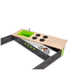 EXIT TOYS EXIT Aksent Houten Zandbak 200x140cm -Buitenspeelgoed 1080823e