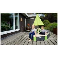 EXIT TOYS EXIT Aksent Houten Zandbak Boot 190x90cm -Buitenspeelgoed 1080825g