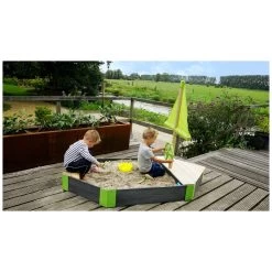 EXIT TOYS EXIT Aksent Houten Zandbak Boot 190x90cm -Buitenspeelgoed 1080825h