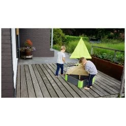 EXIT TOYS EXIT Aksent Houten Zandbak Boot 190x90cm -Buitenspeelgoed 1080825i