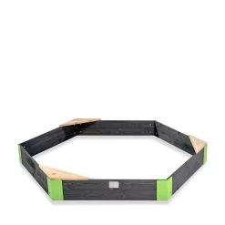 EXIT TOYS EXIT Aksent Houten Zandbak Zeshoek 200x170cm