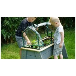 EXIT TOYS EXIT Aksent Kweektafel L Met Kweekkas En Tuingereedschap -Buitenspeelgoed 1080831g