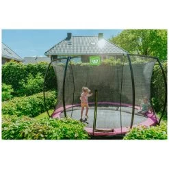 EXIT TOYS EXIT Silhouette Inground Trampoline ø427cm Met Veiligheidsn -Buitenspeelgoed 1080872g