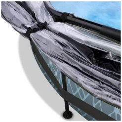 EXIT TOYS EXIT Stone Zwembad ø244x76cm Met Filterpomp En Overkapping -Buitenspeelgoed 1080906e