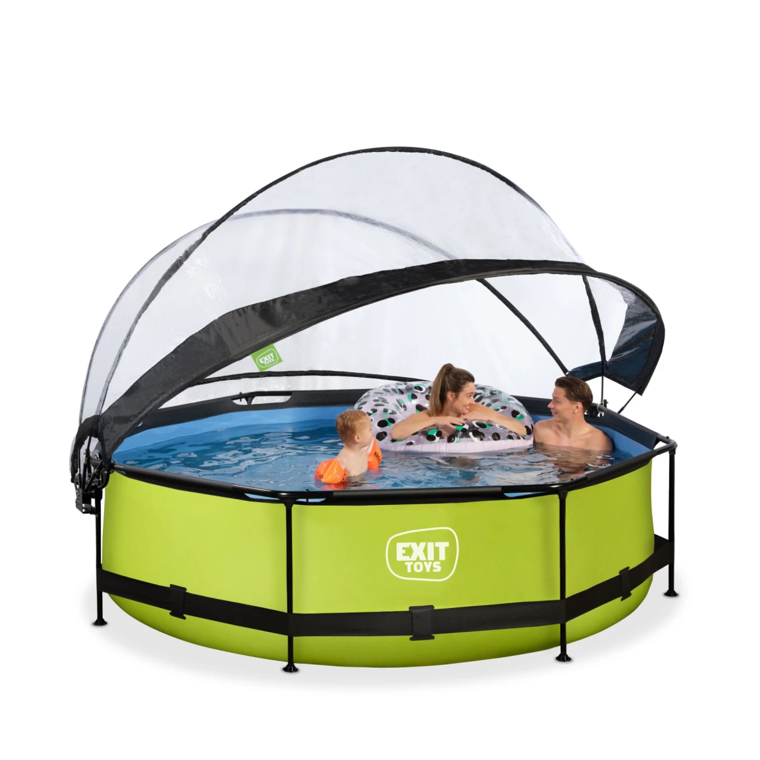 EXIT TOYS EXIT Lime Zwembad ø300x76cm Met Filterpomp En Overkapping - 8 EXIT TOYS EXIT Lime Zwembad ø300x76cm Met Filterpomp En Overkapping - - Afbeelding 6