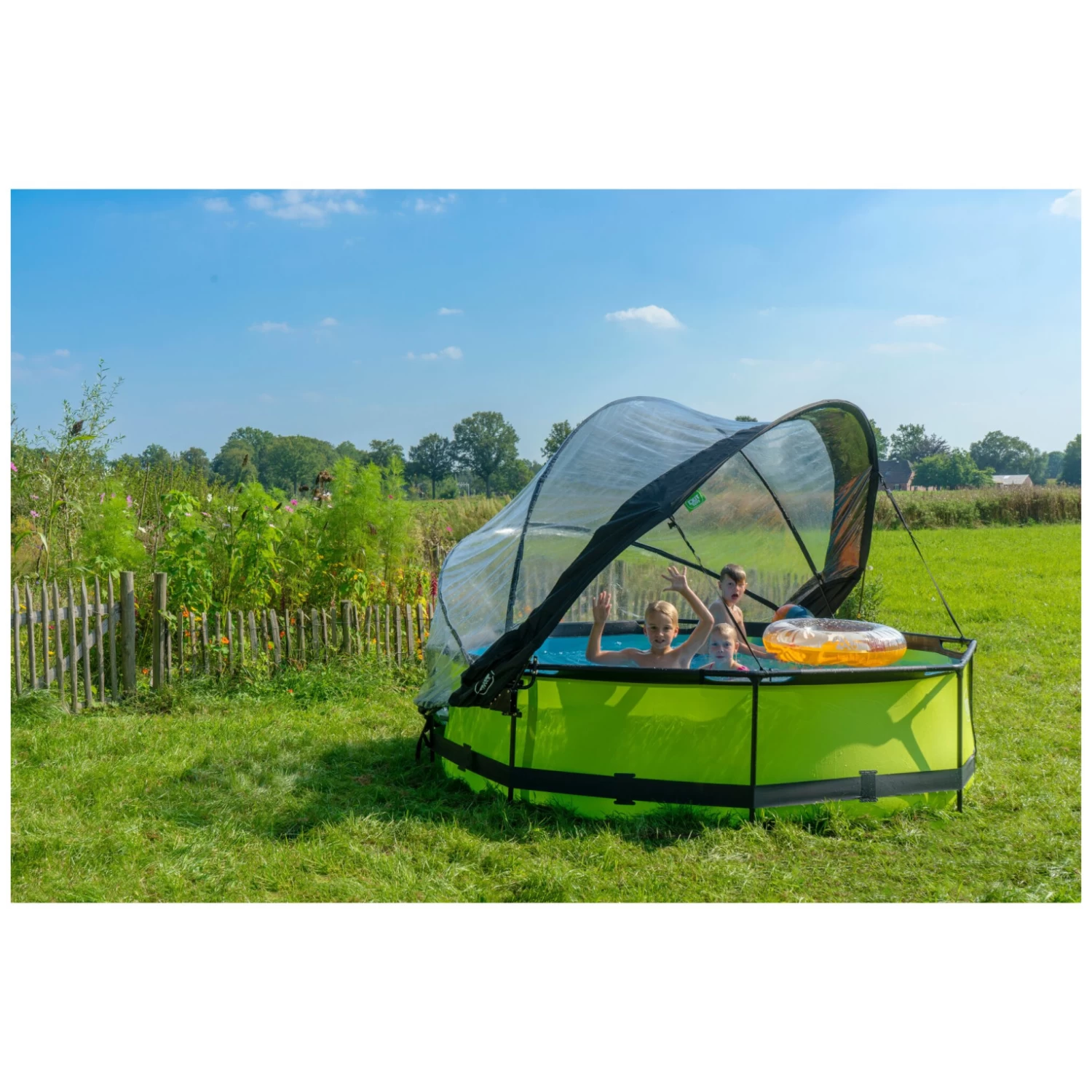 EXIT TOYS EXIT Lime Zwembad ø300x76cm Met Filterpomp En Overkapping - 12 EXIT TOYS EXIT Lime Zwembad ø300x76cm Met Filterpomp En Overkapping - - Afbeelding 10