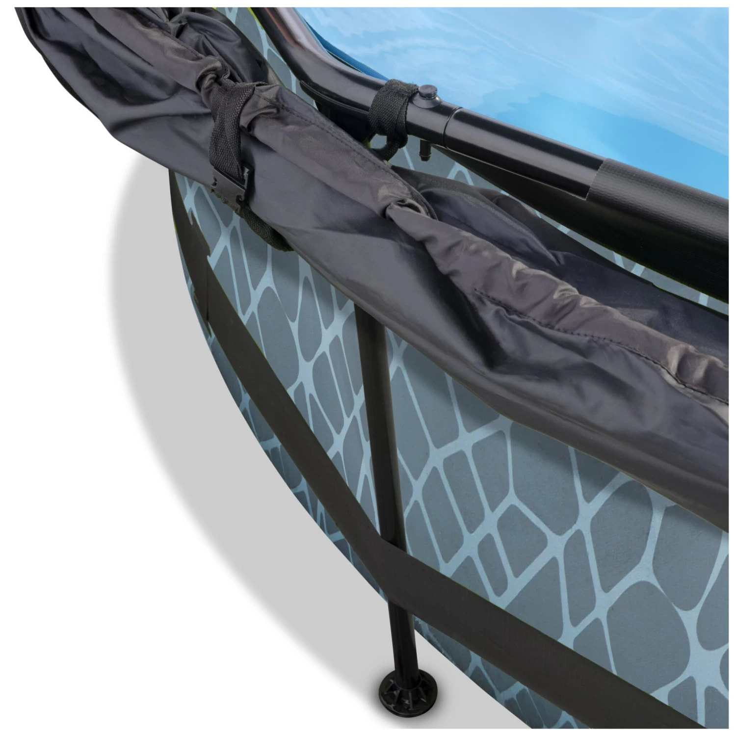 EXIT TOYS EXIT Stone Zwembad ø360x76cm Met Filterpomp En Schaduwdoek 7 EXIT TOYS EXIT Stone Zwembad ø360x76cm Met Filterpomp En Schaduwdoek - Afbeelding 5