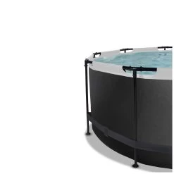 EXIT TOYS EXIT Black Leather Zwembad ø360x122cm Met Zandfilterpomp En -Buitenspeelgoed 1080932d