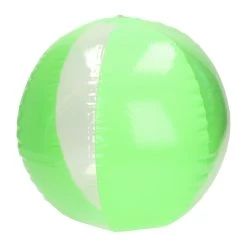 Strandbal Transparant/Groen, 53cm