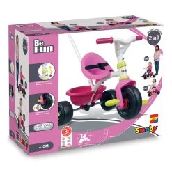 Smoby Be Fun Driewieler Roze -Buitenspeelgoed 1440440a