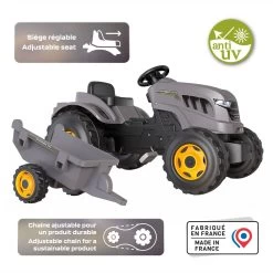 Smoby Stronger XXL Traptractor Met Trailer Grijs 14 Smoby Stronger XXL Traptractor Met Trailer Grijs -Buitenspeelgoed 1440748e