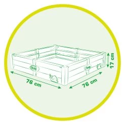 Smoby Square Garden Zandbak -Buitenspeelgoed 1440765e