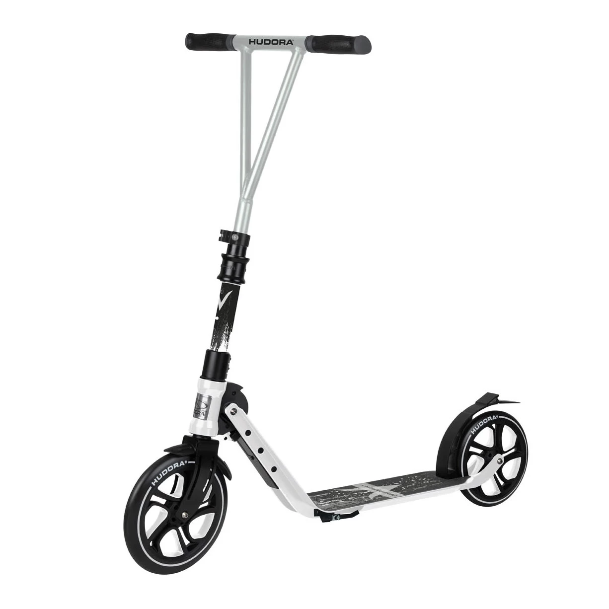 HUDORA Big Wheel 230 Step Met V-vormig Stuur - Wit 3 HUDORA Big Wheel 230 Step Met V-vormig Stuur - Wit