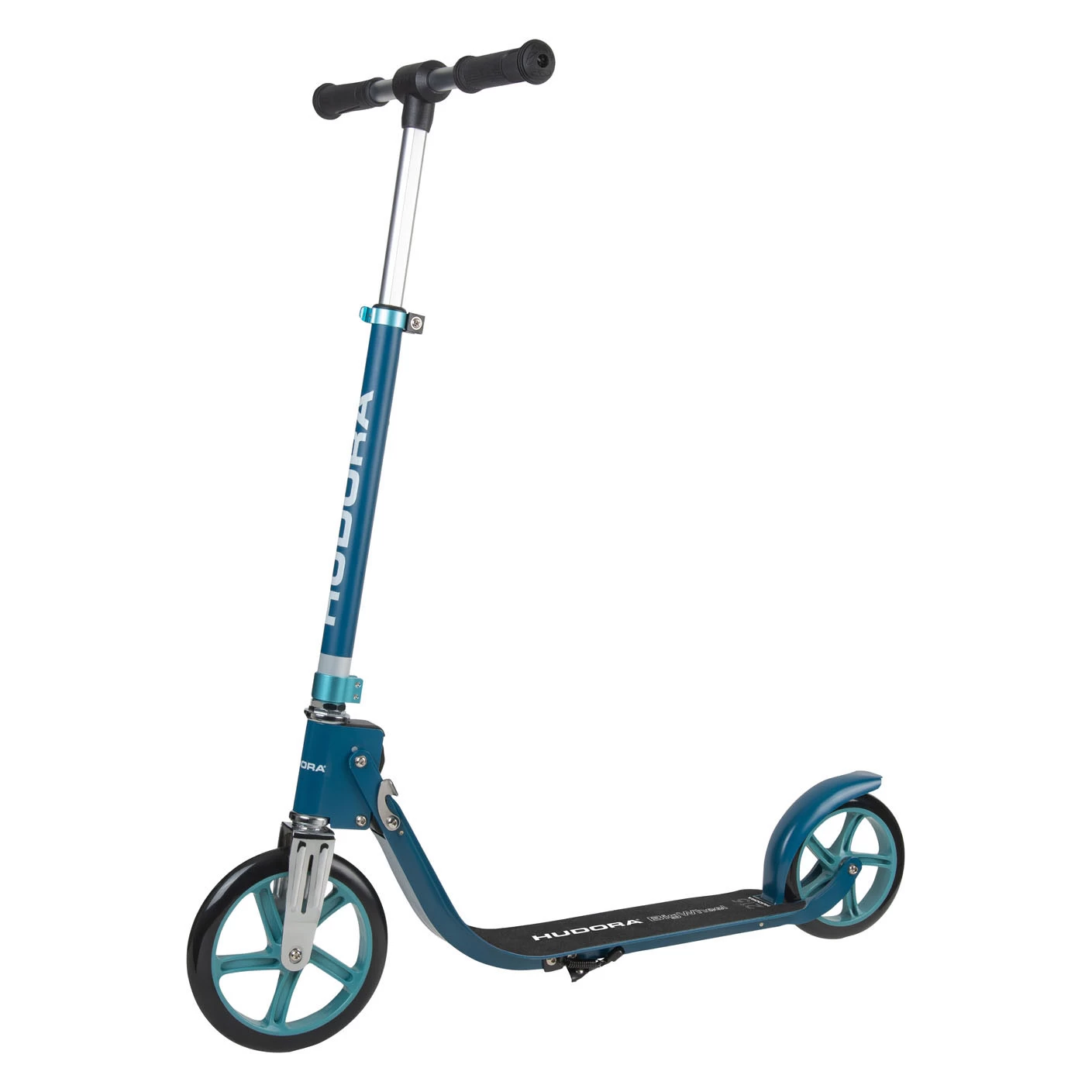 HUDORA Big Wheel Step 215 Scooter Step - Azuur Blauw 2 HUDORA Big Wheel Step 215 Scooter Step - Azuur Blauw