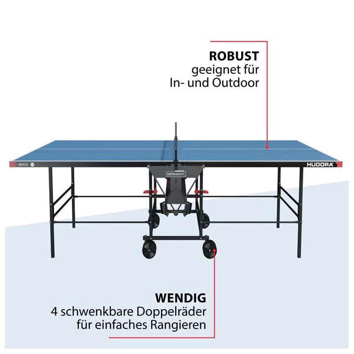 HUDORA Tafeltennistafel Match 8 HUDORA Tafeltennistafel Match - Afbeelding 6