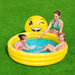 Bestway 3-Rings Zwembad Met Sproeier Summer Smiles, 165x144x69cm -Buitenspeelgoed 1980716g