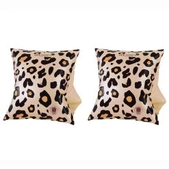 SWIM ESSENTIALS Swim Essenstials Zwembandjes Panter Beige, 0-2 Jaar