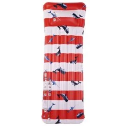 Swim Essentials Luxe Luchtbed Rood-Wit Walvis