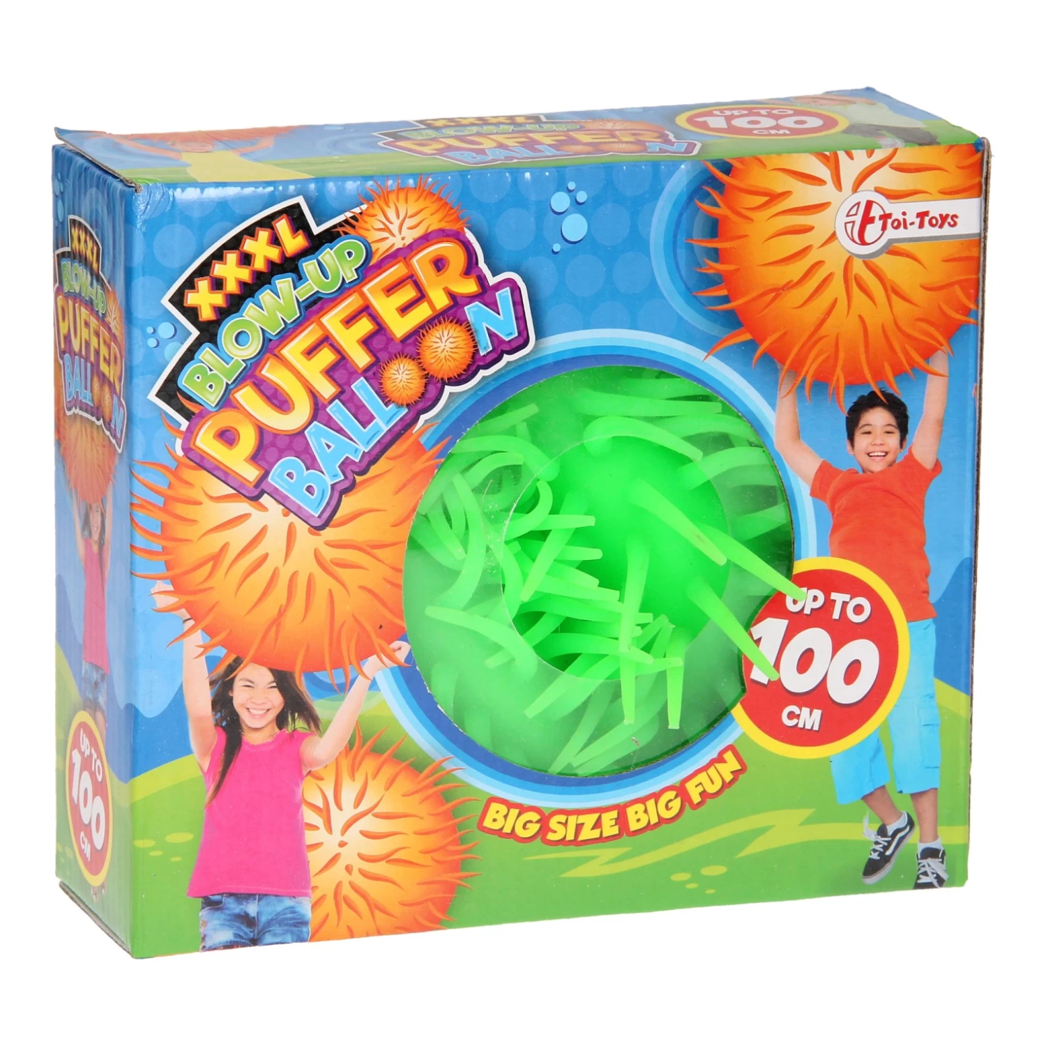 Opblaas Stekelbal - Groen 3 Opblaas Stekelbal - Groen