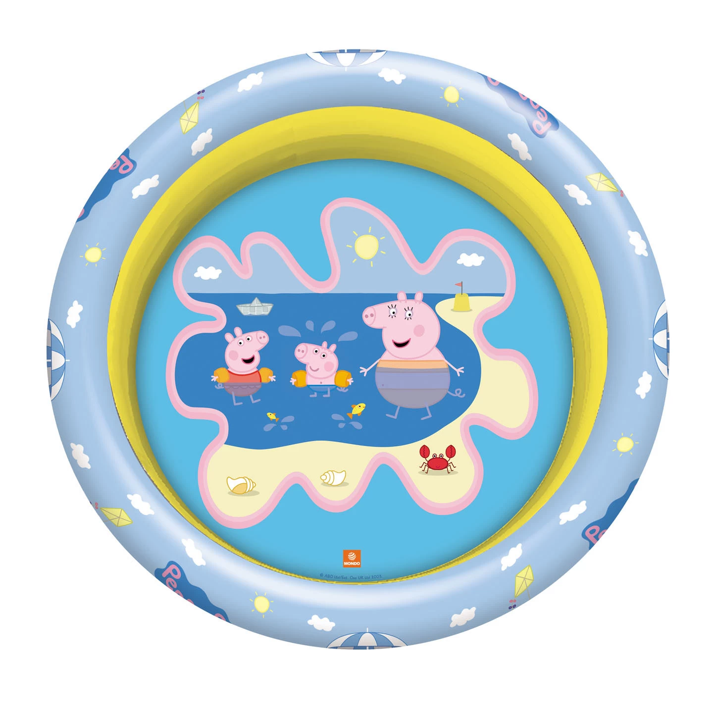 Mondo Peppa Pig Zwembad 3-Rings, 100cm 3 Mondo Peppa Pig Zwembad 3-Rings, 100cm