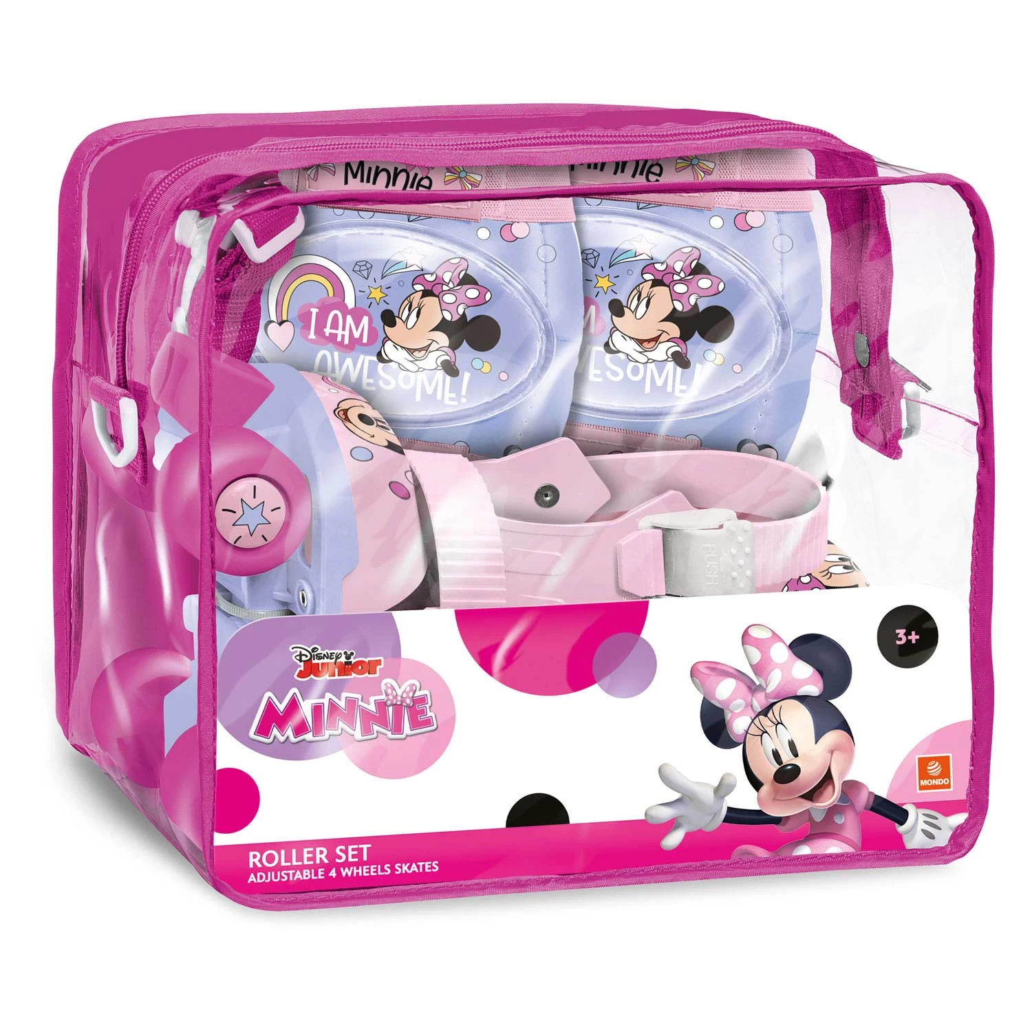 MONDO Disney Minnie Rolschaatsen Met Beschermset 4 MONDO Disney Minnie Rolschaatsen Met Beschermset - Afbeelding 2