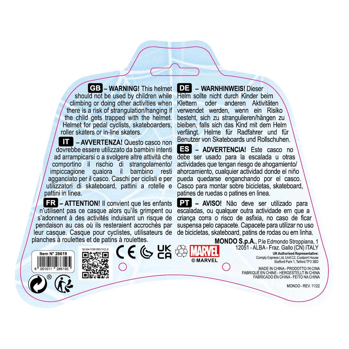 MONDO Spiderman Helm 5 MONDO Spiderman Helm - Afbeelding 3