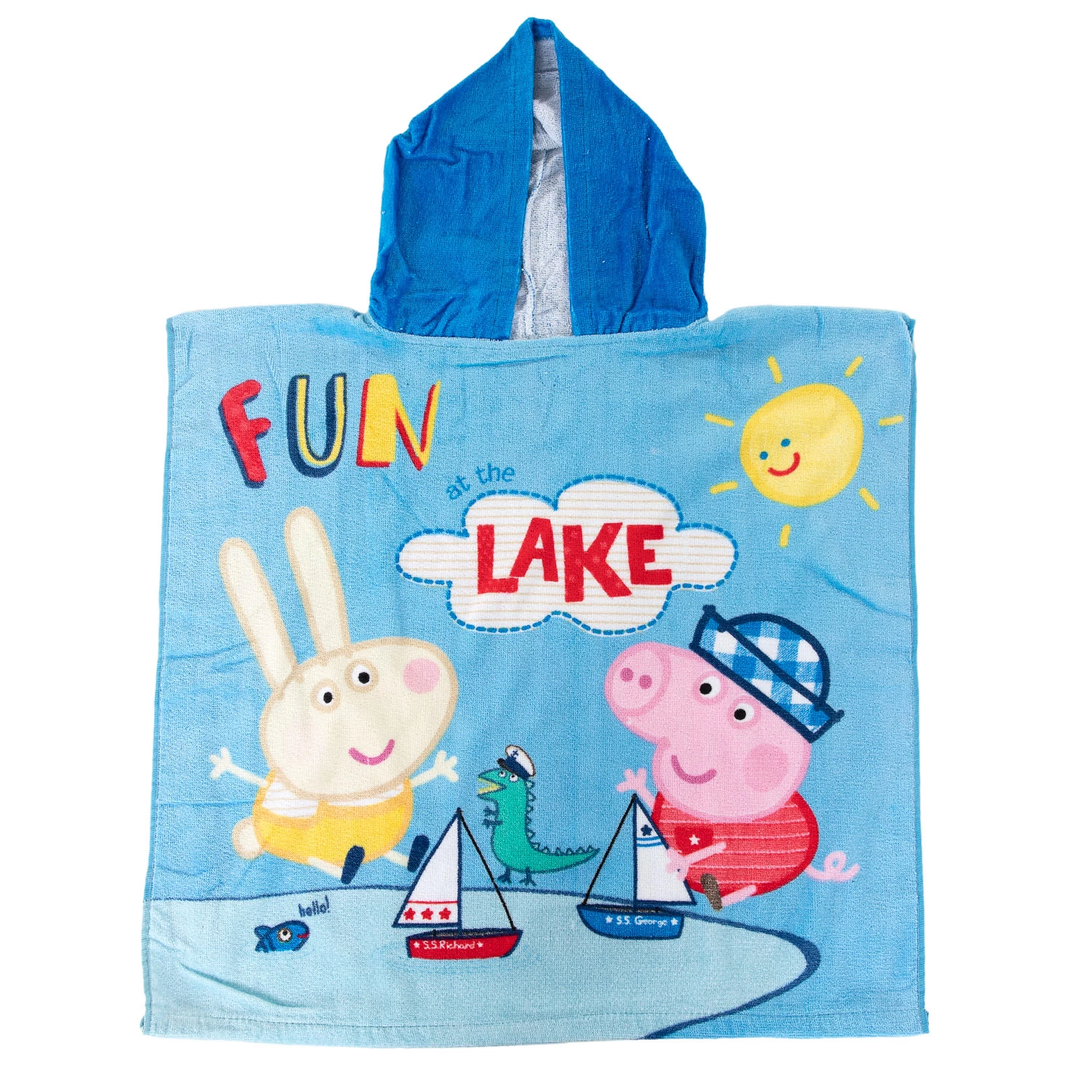 Peppa Pig Handdoek Poncho, 60x120cm 3 Peppa Pig Handdoek Poncho, 60x120cm