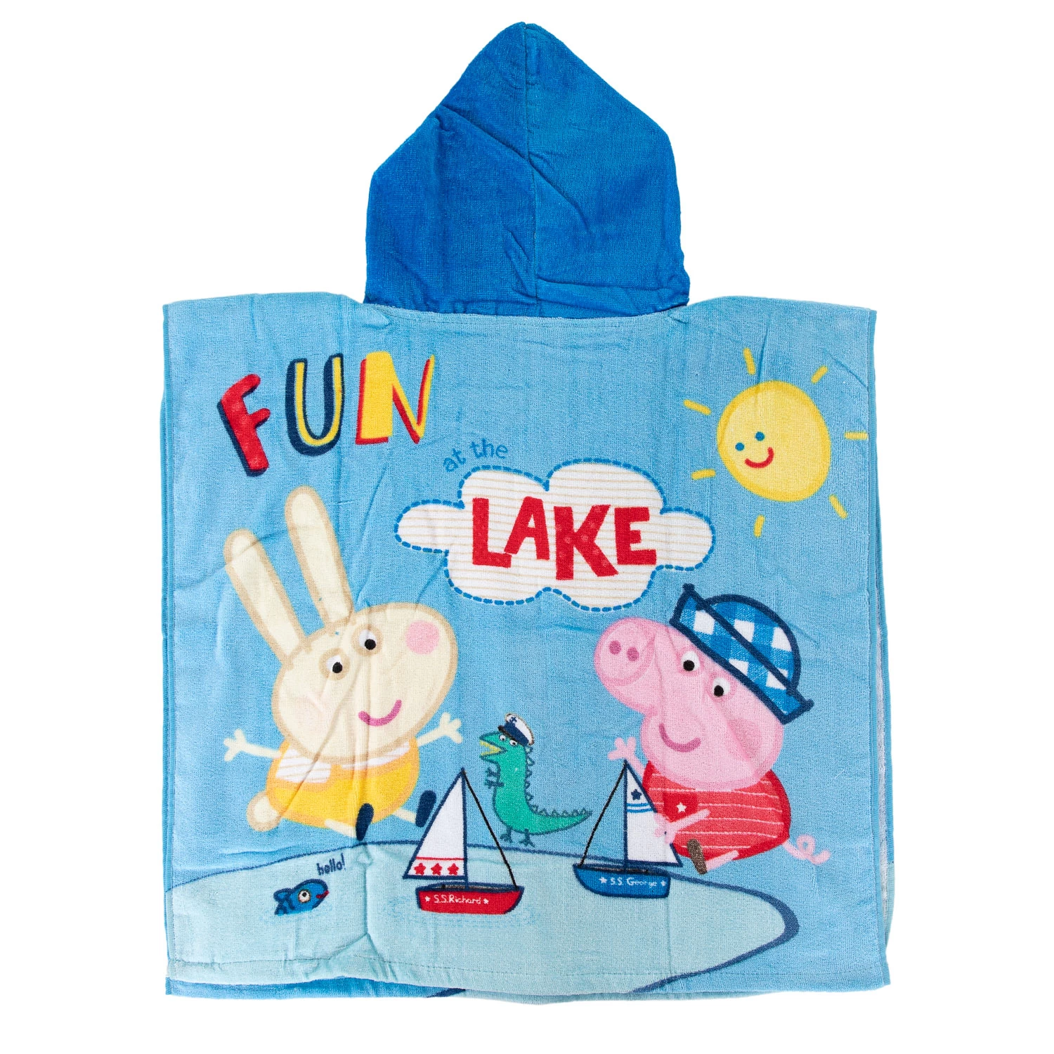 Peppa Pig Handdoek Poncho, 60x120cm 4 Peppa Pig Handdoek Poncho, 60x120cm - Afbeelding 2