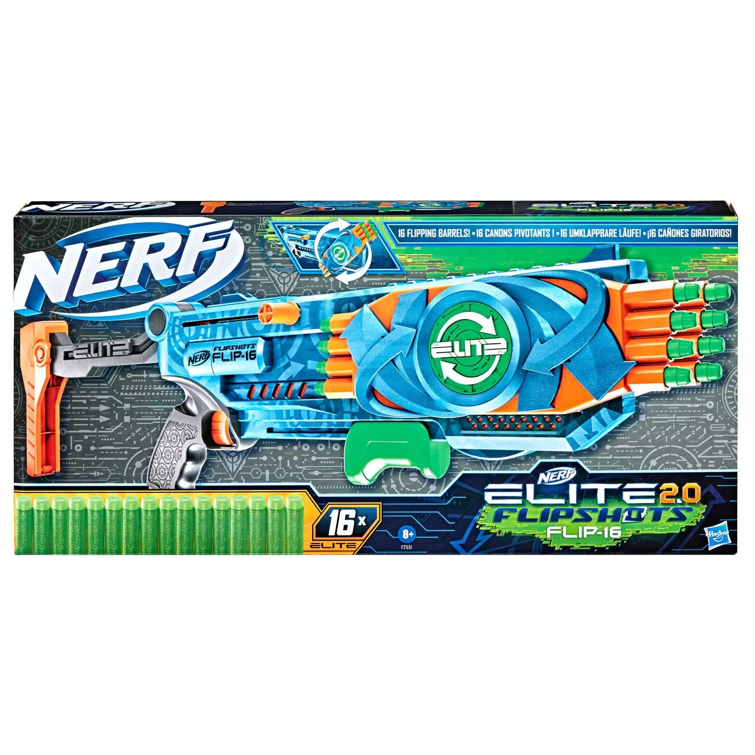 NERF Elite 2.0 Flip 16 4 NERF Elite 2.0 Flip 16 - Afbeelding 2