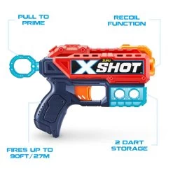 ZURU X-Shot Kickback Met 8 Darts -Buitenspeelgoed 4640023e