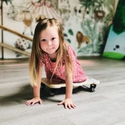 Small Foot - Houten Rollerbord Blauw -Buitenspeelgoed 5410257h