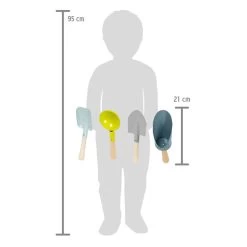 Small Foot - Compact Schep Set, 4dlg. -Buitenspeelgoed 5410321h