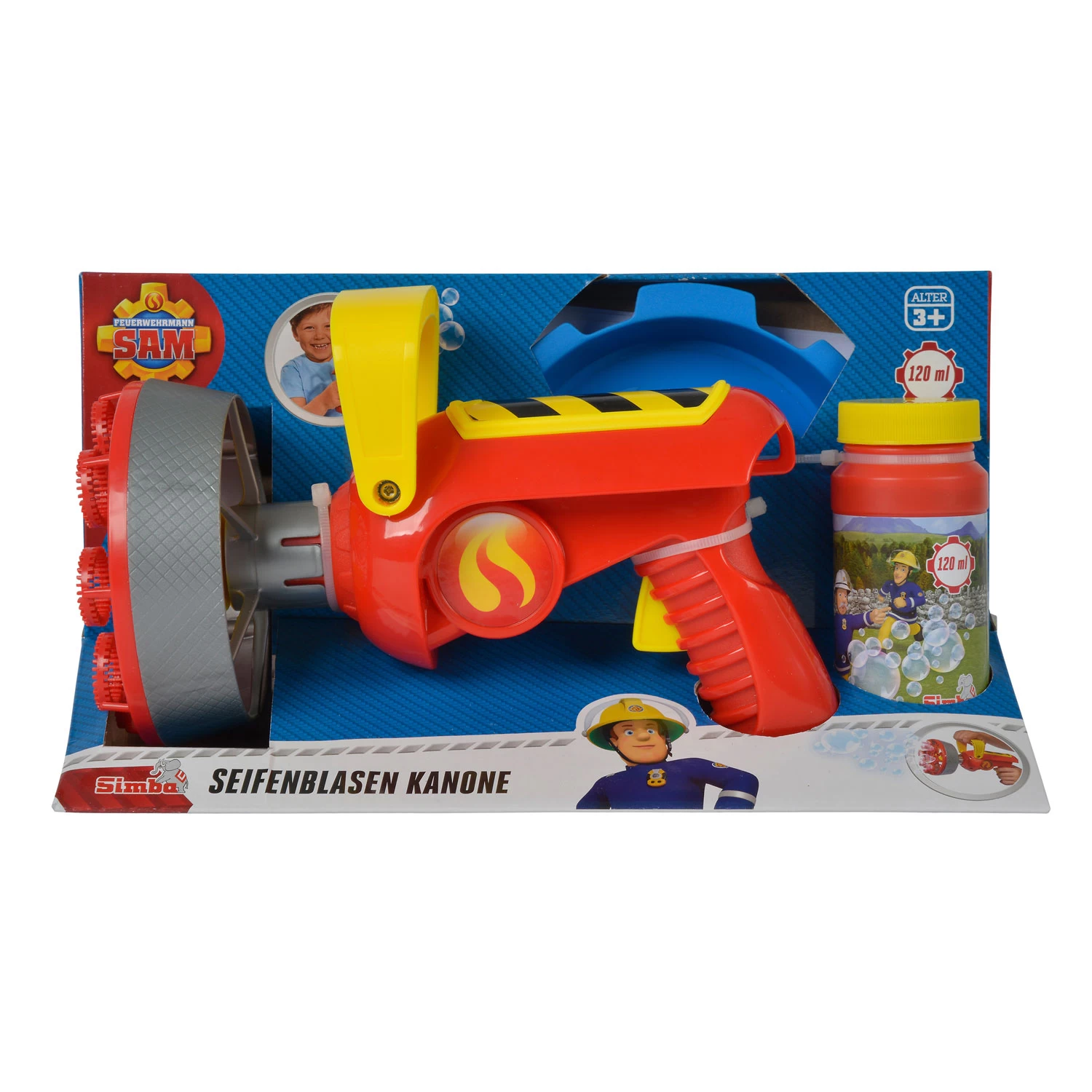 SIMBA Brandweerman Sam Bellenblaaspistool 4 SIMBA Brandweerman Sam Bellenblaaspistool - Afbeelding 2