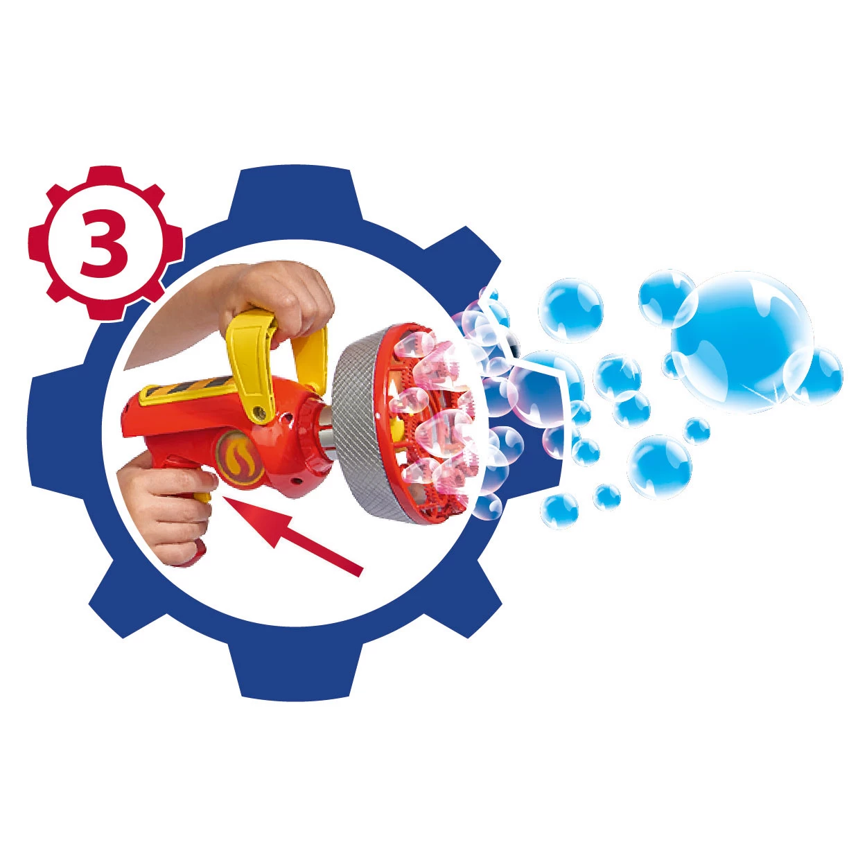 SIMBA Brandweerman Sam Bellenblaaspistool 10 SIMBA Brandweerman Sam Bellenblaaspistool - Afbeelding 8