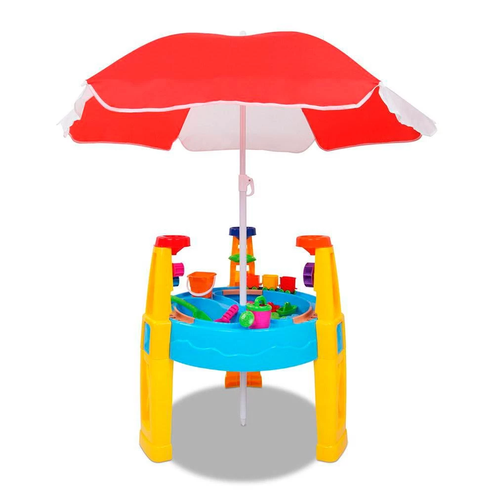Zand- En Waterspeelplaats Met Parasol 3 Zand- En Waterspeelplaats Met Parasol
